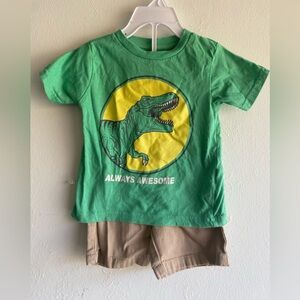 Dinosaur Shirt & Shorts